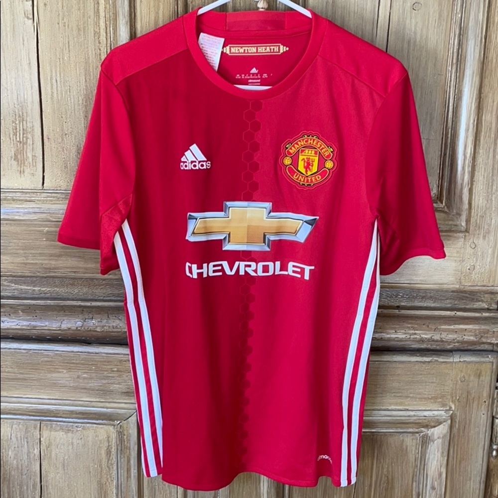 NEW Manchester United Adidas Chevrolet climacool